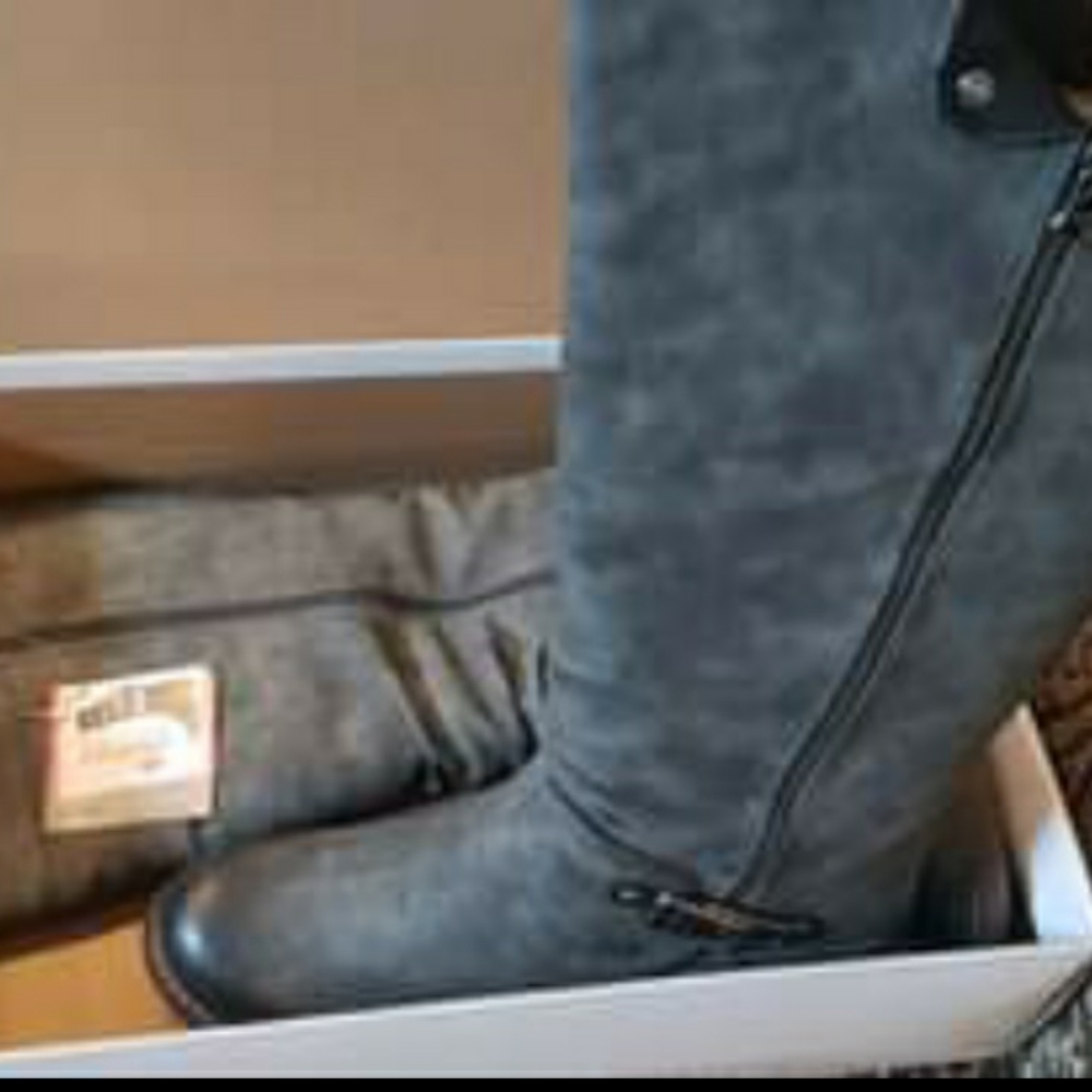 Womens Knee-high Suede Boots